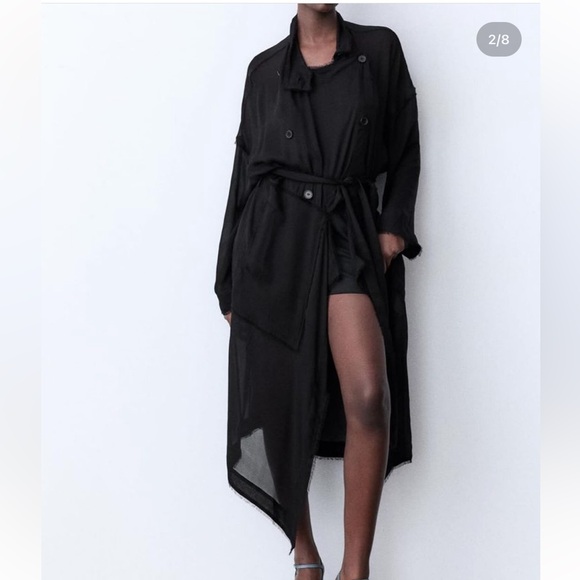 BNWT Zara sheer trench - Picture 7 of 8